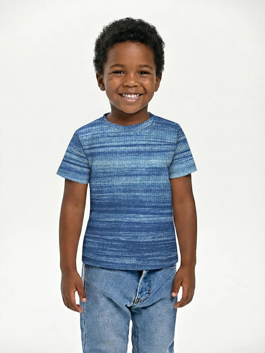 Camiseta Básica de Algodón Niño