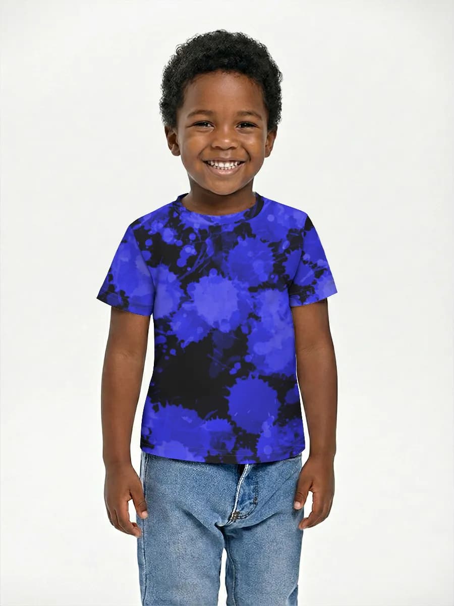 Boys' basic cotton T-shirt
