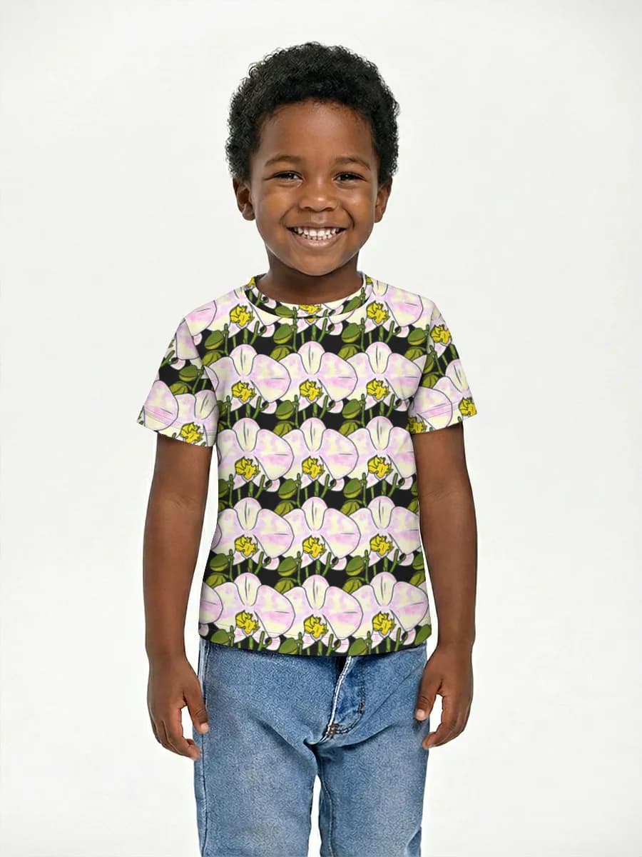 Camiseta Básica de Algodón Niño