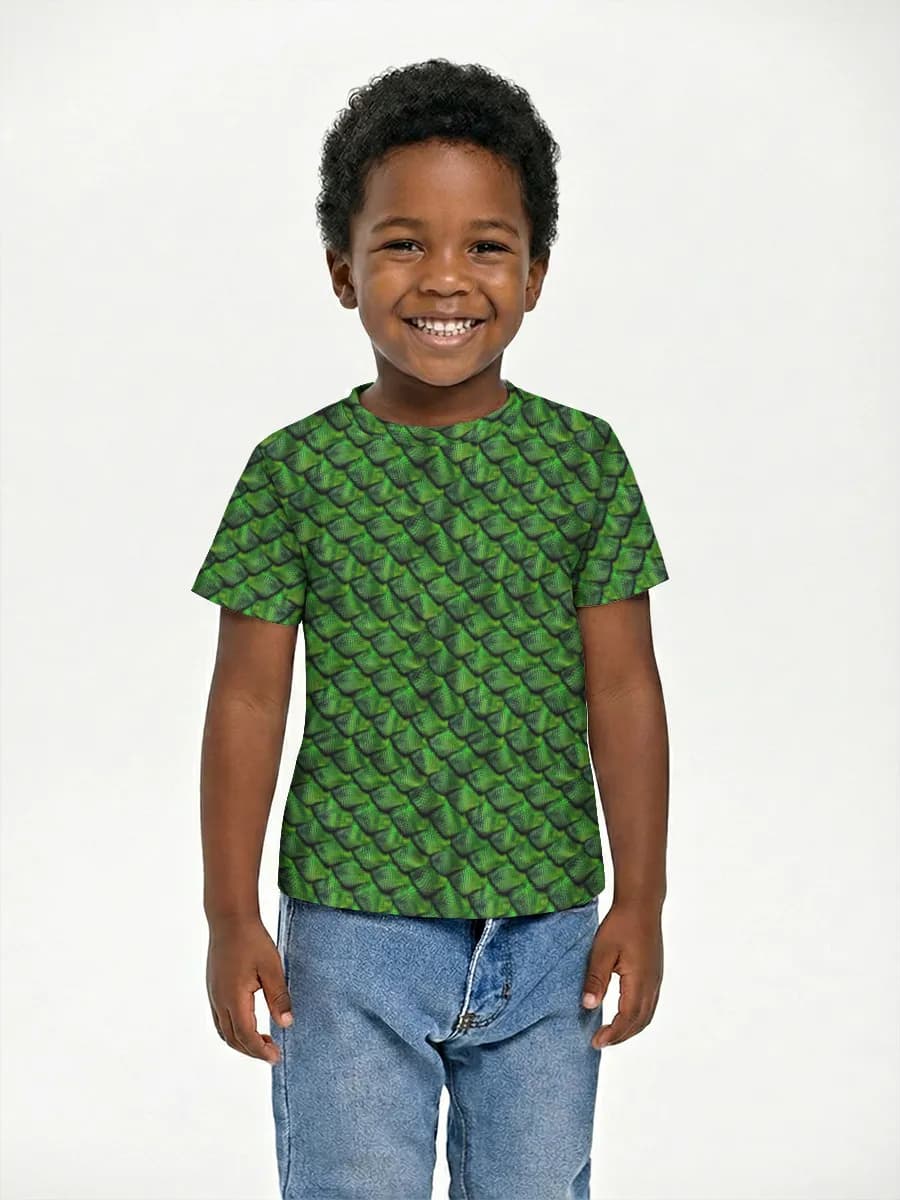 Boys' basic cotton T-shirt