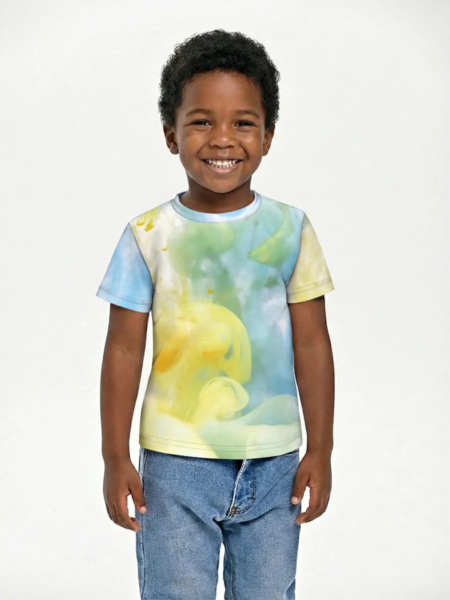 Boys' basic cotton T-shirt