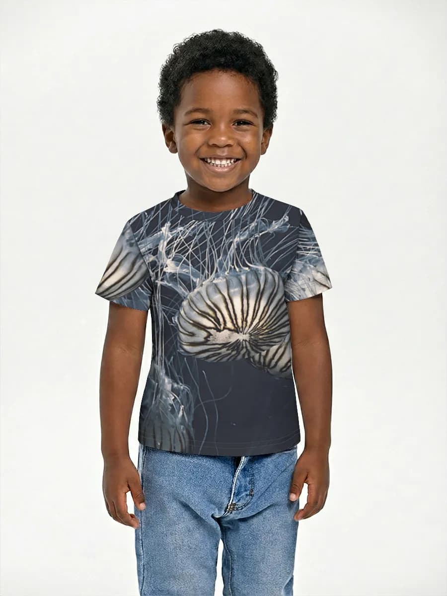 Camiseta Básica de Algodón Niño