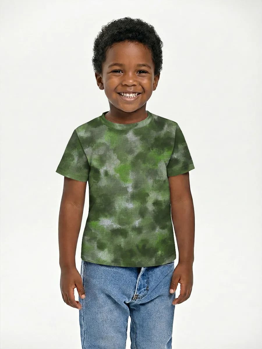 Boys' basic cotton T-shirt
