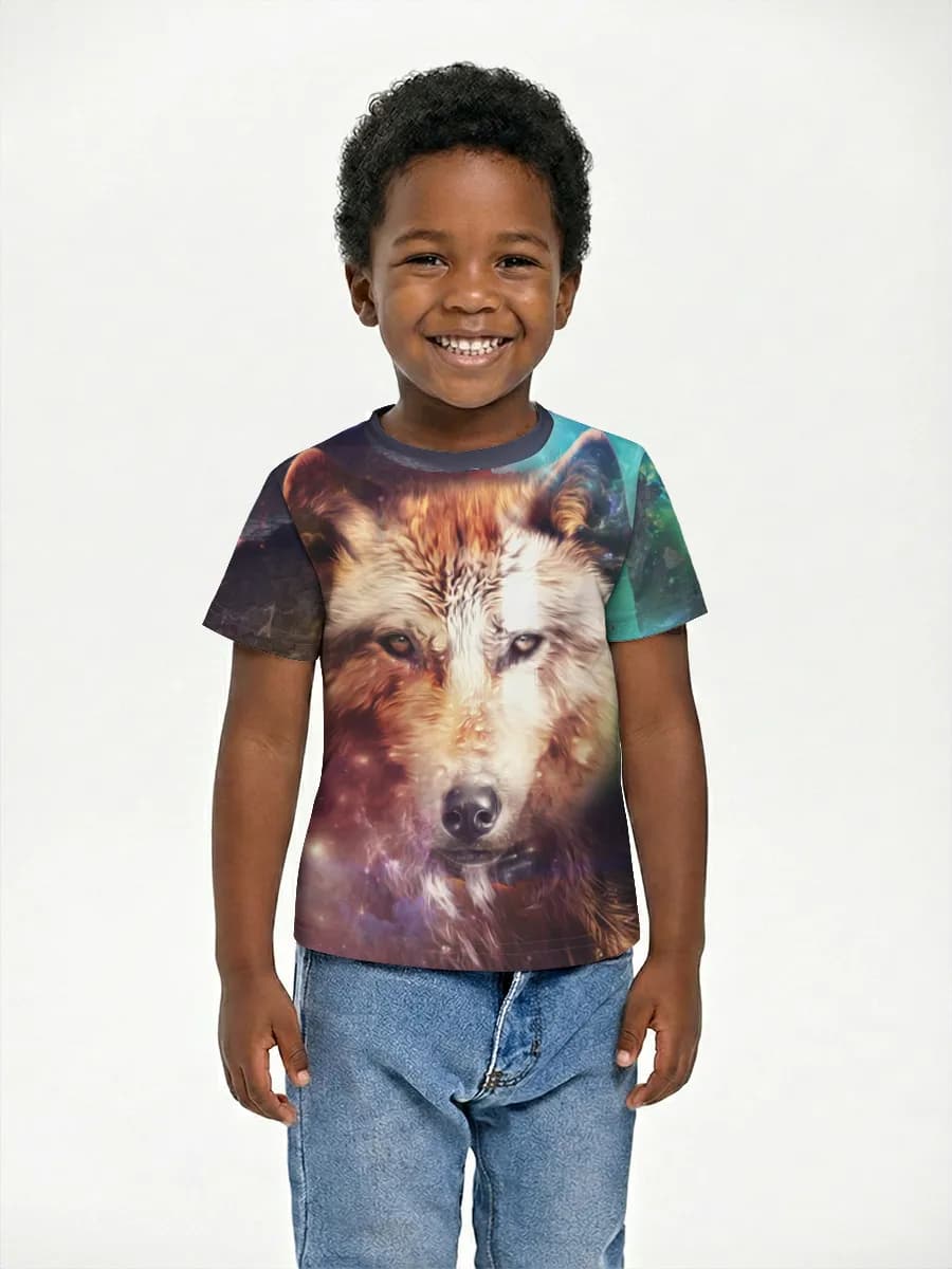 Camiseta Básica de Algodón Niño