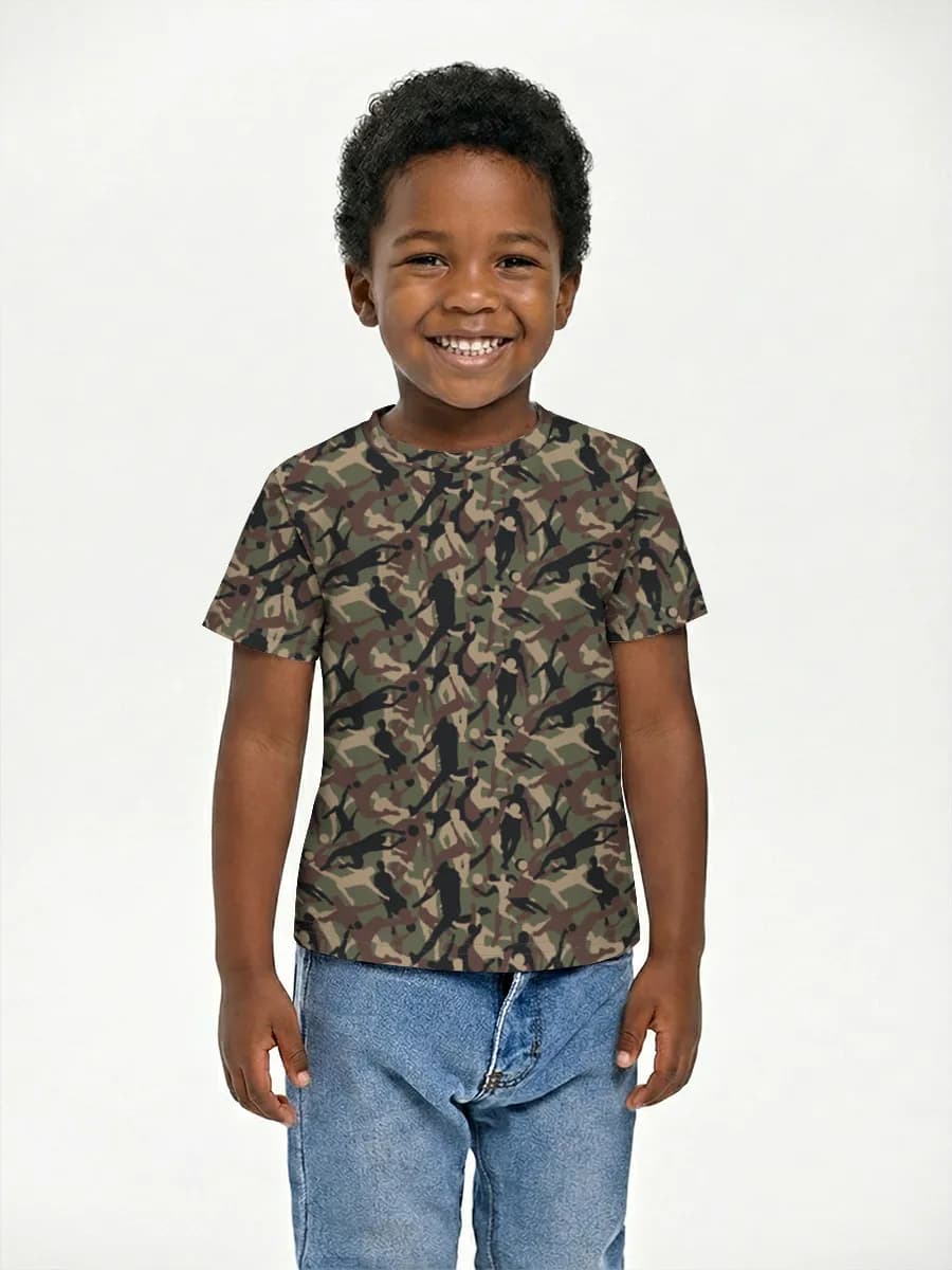 Boys' basic cotton T-shirt