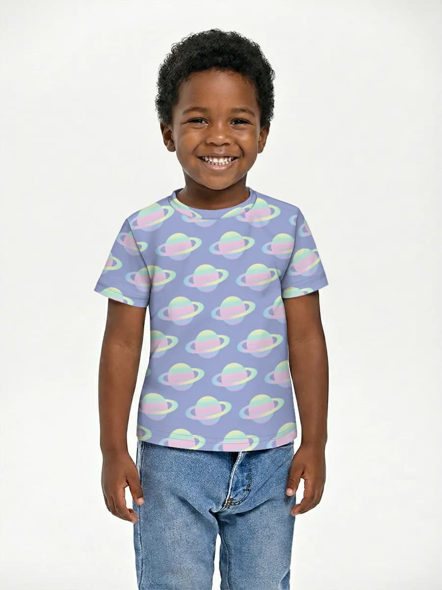 Camiseta Básica de Algodón Niño