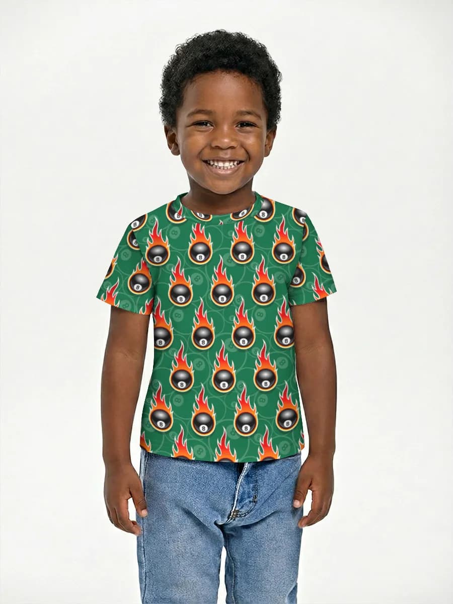 Boys' basic cotton T-shirt