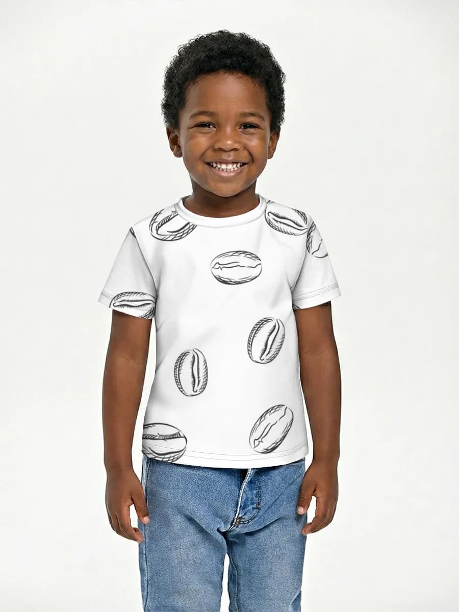 Boys' basic cotton T-shirt