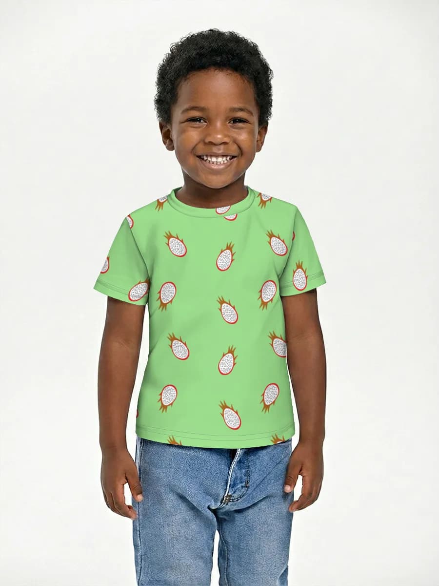 Boys' basic cotton T-shirt