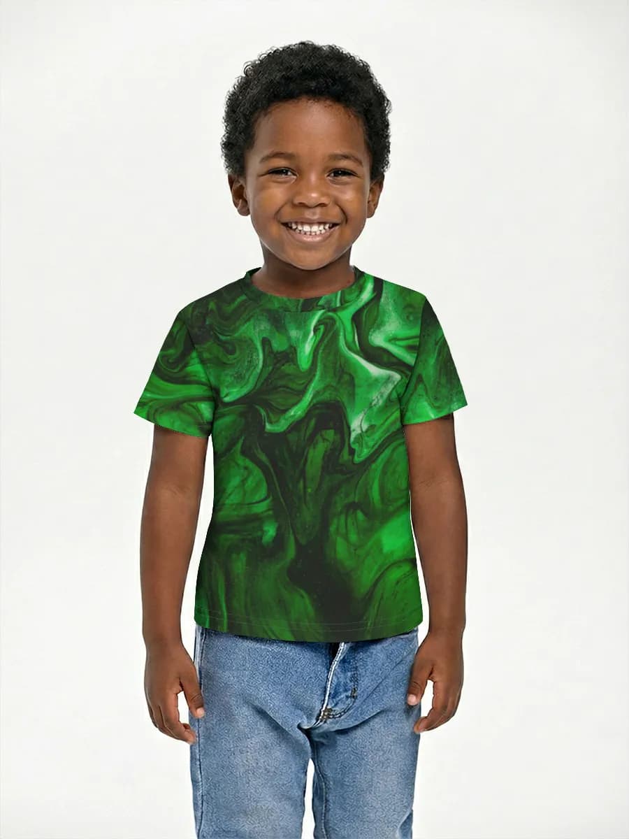 Boys' basic cotton T-shirt