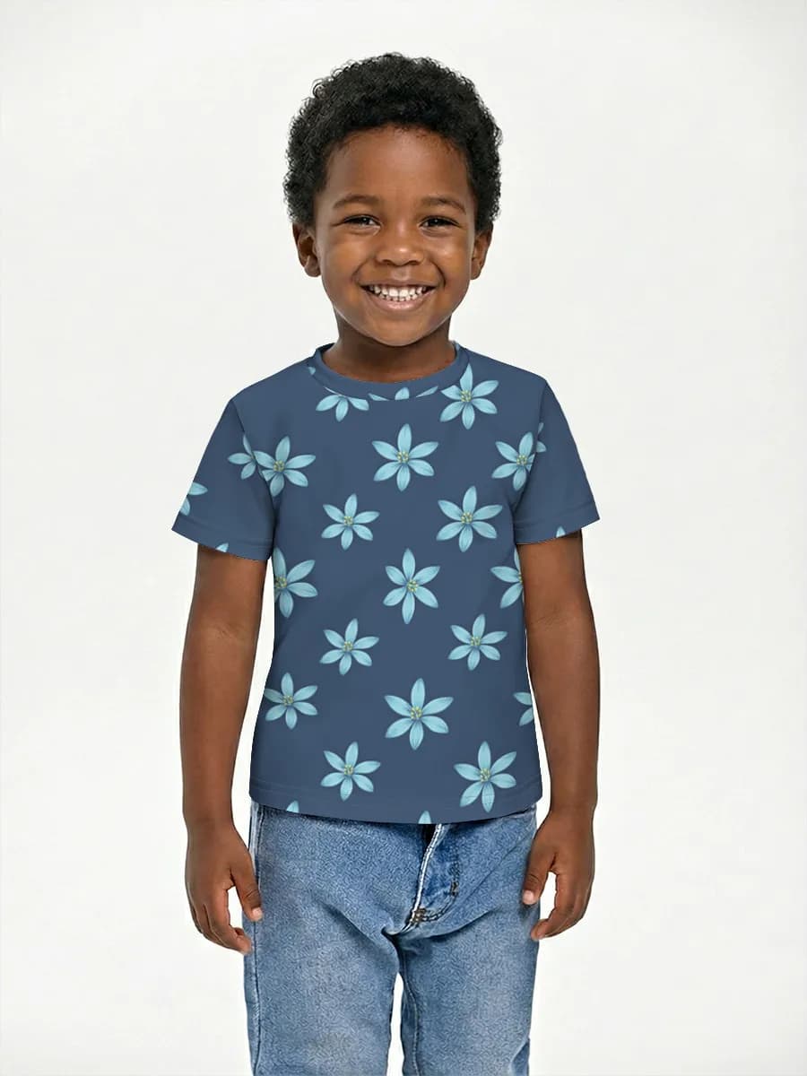 Boys' basic cotton T-shirt