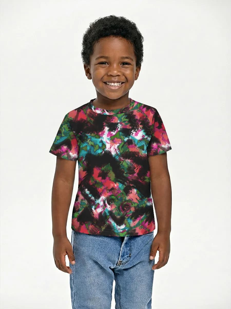 Boys' basic cotton T-shirt