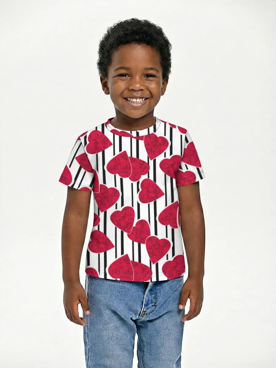 Camiseta Básica de Algodón Niño