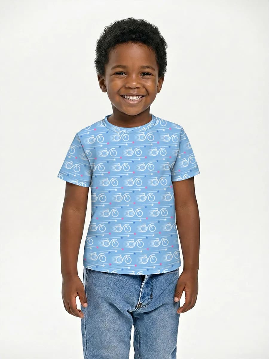 Basic Baumwoll-T-Shirt Jungen