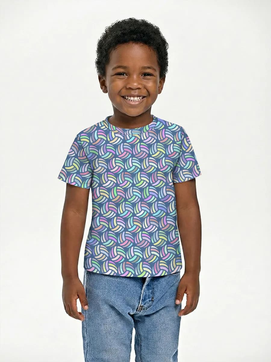Boys' basic cotton T-shirt