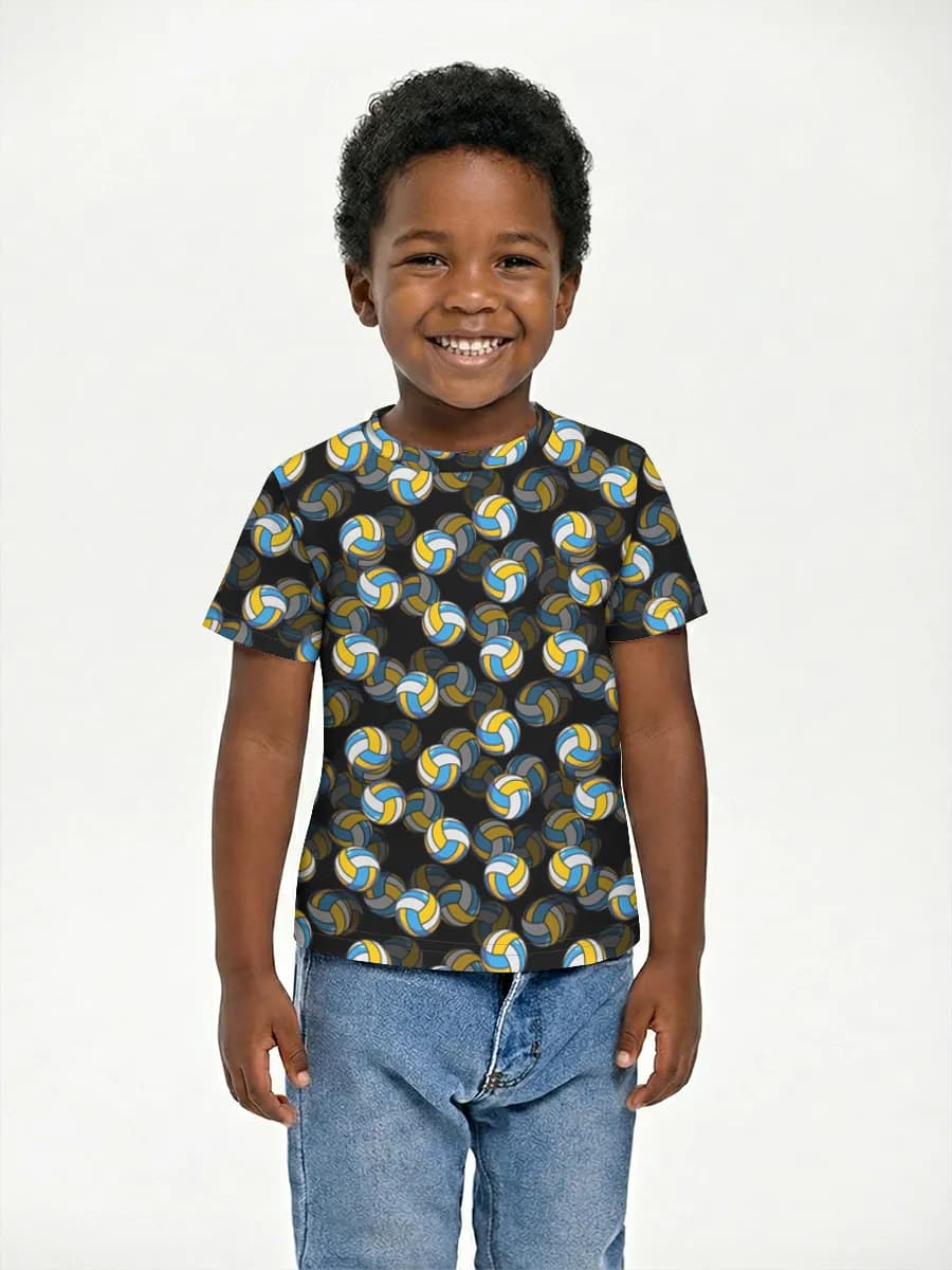 Boys' basic cotton T-shirt