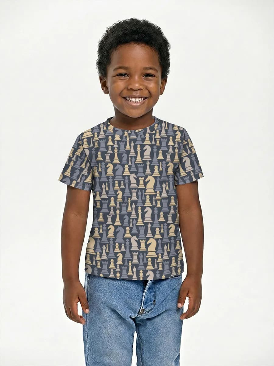 Camiseta Básica de Algodón Niño