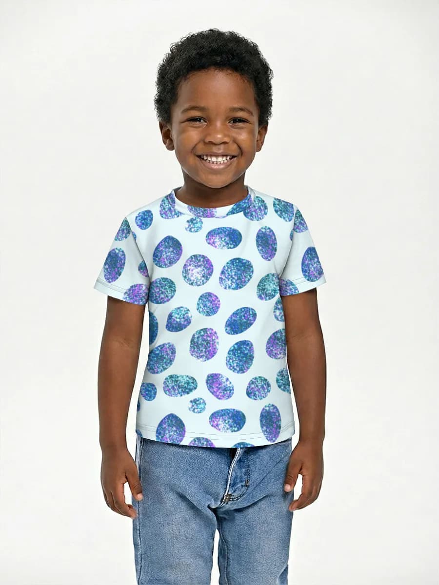 Boys' basic cotton T-shirt
