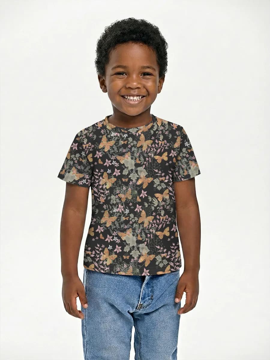 Basic Baumwoll-T-Shirt Jungen
