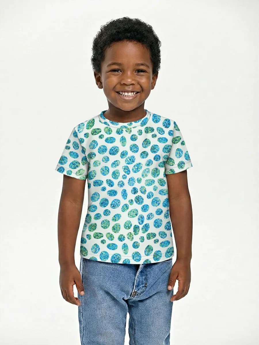 Boys' basic cotton T-shirt