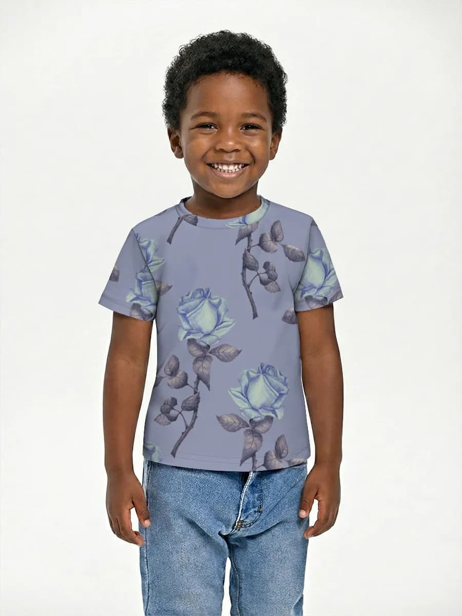 Camiseta Básica de Algodón Niño
