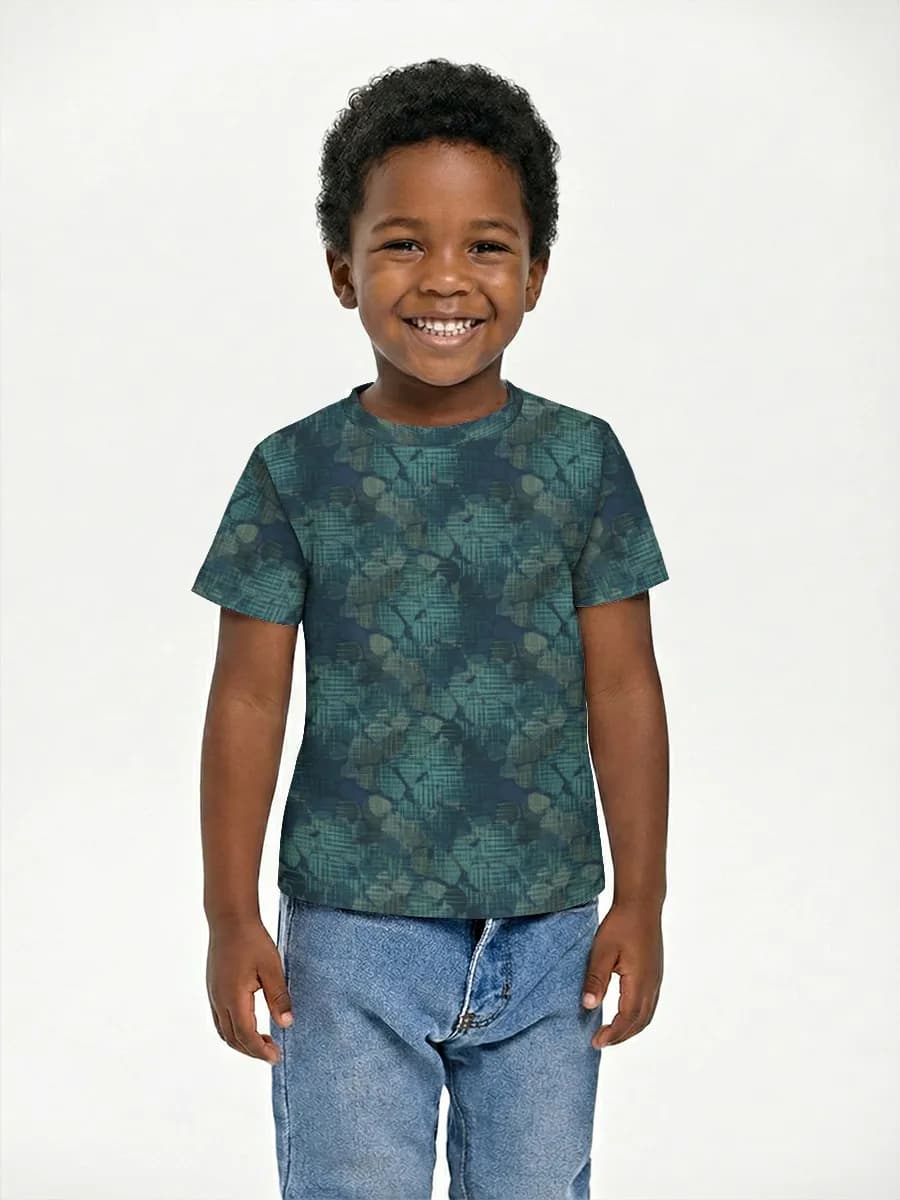 Camiseta Básica de Algodón Niño
