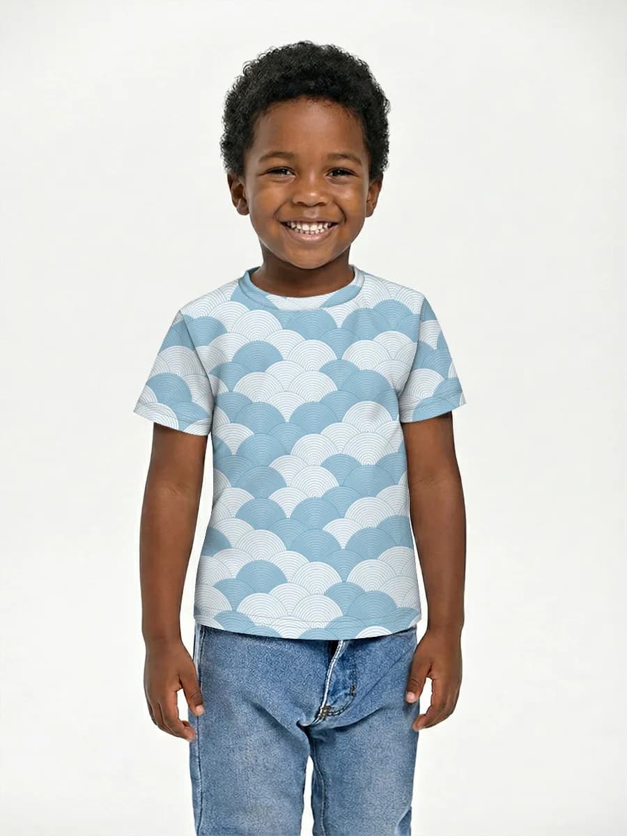 Boys' basic cotton T-shirt