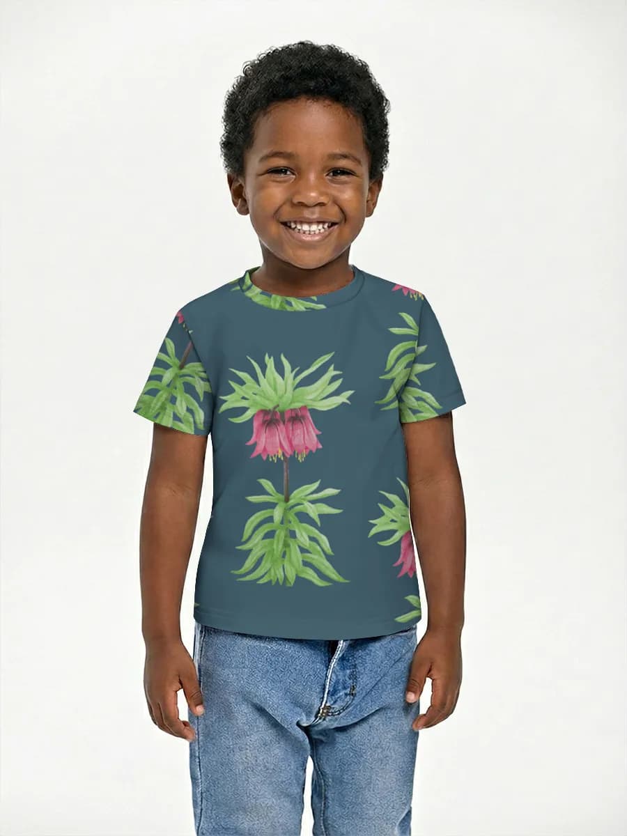 Boys' basic cotton T-shirt
