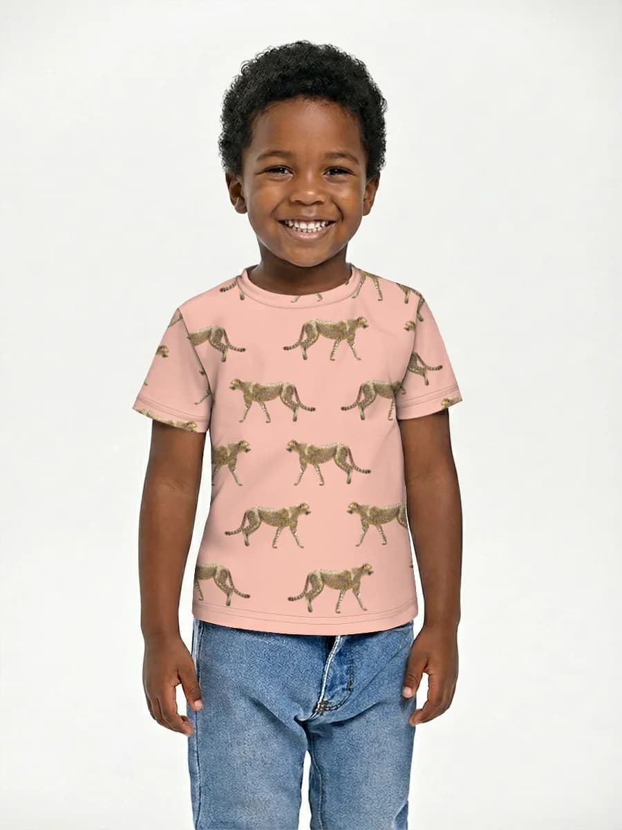 Boys' basic cotton T-shirt