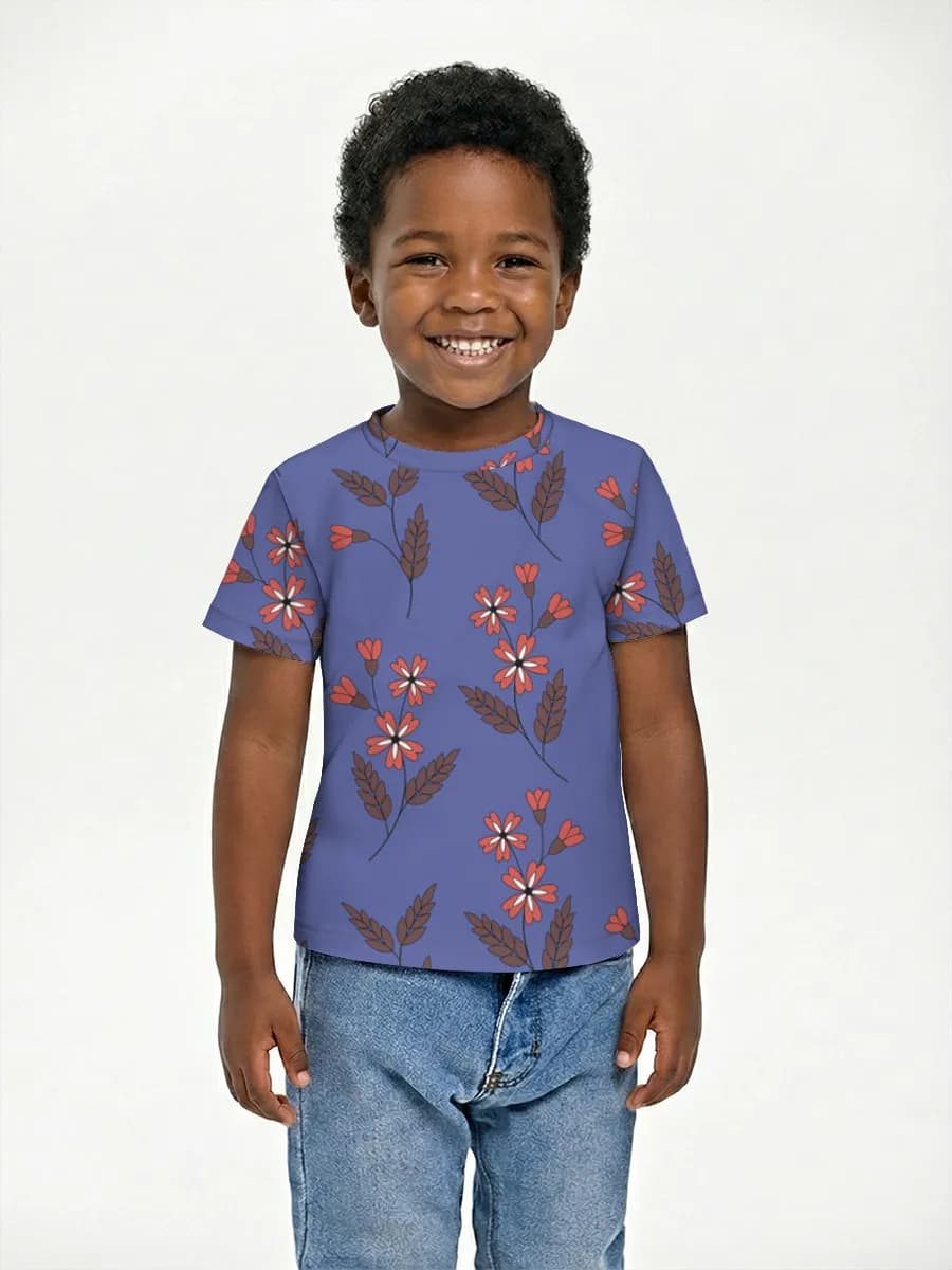 Camiseta Básica de Algodón Niño