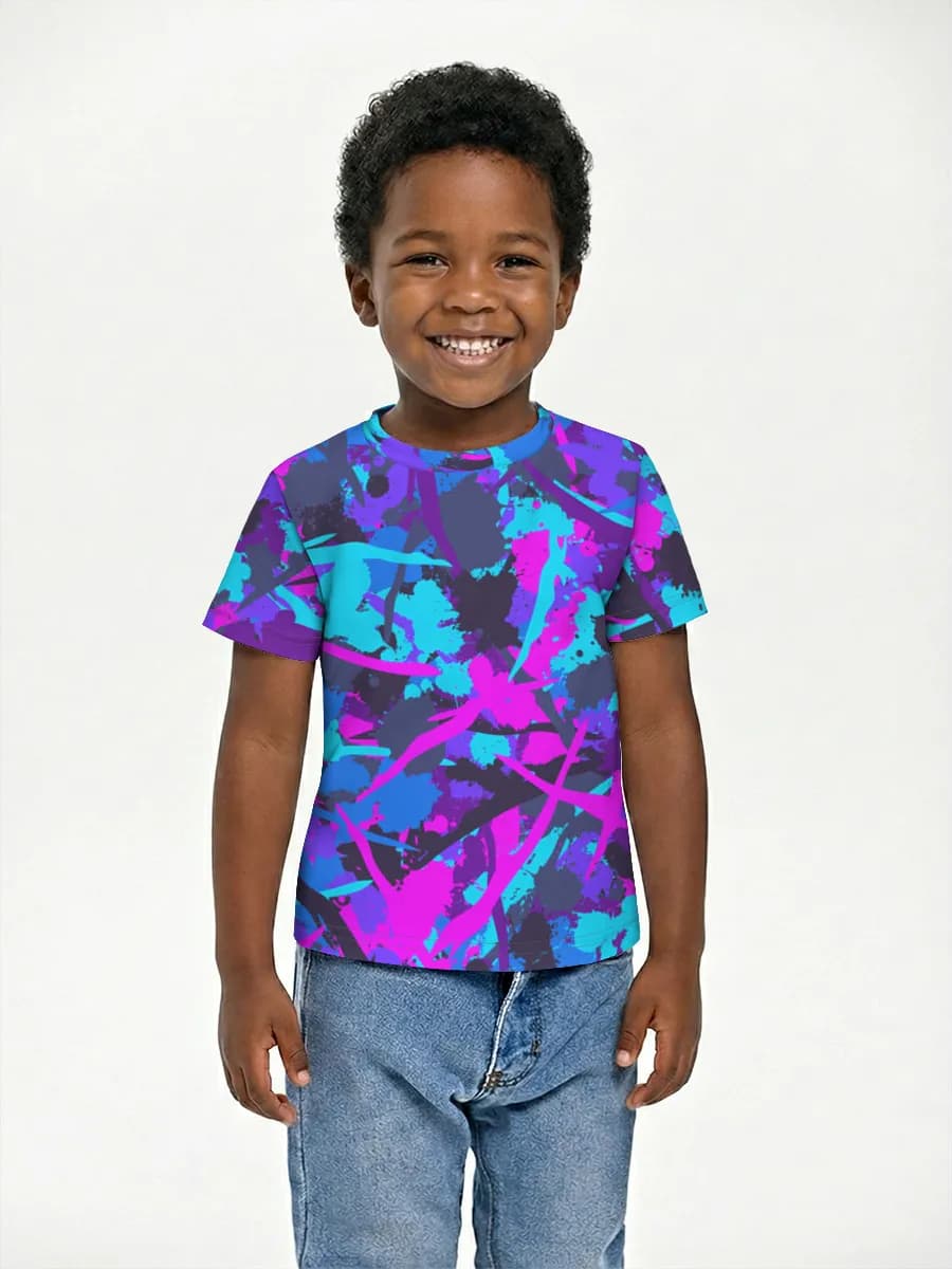 Camiseta Básica de Algodón Niño