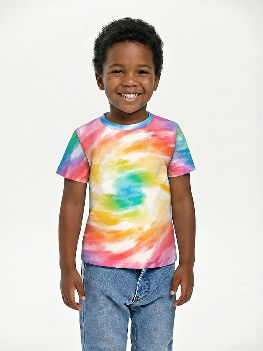Basic Baumwoll-T-Shirt Jungen