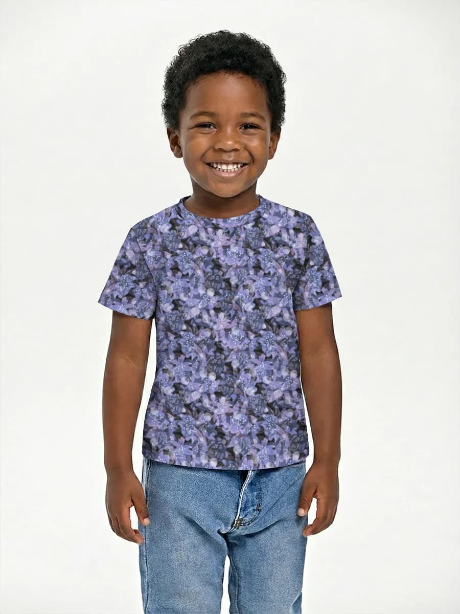 Boys' basic cotton T-shirt