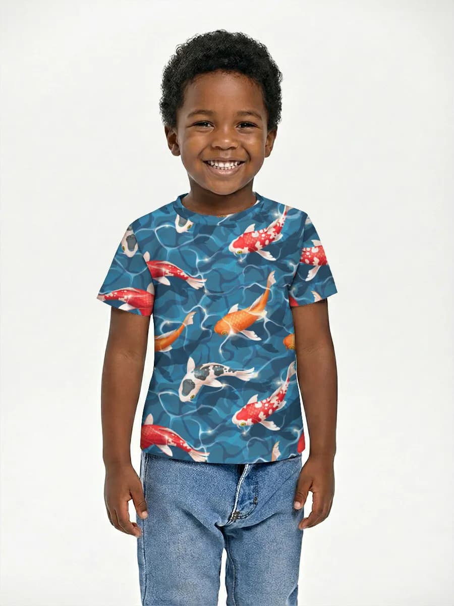 男の子 ベーシック コットンTシャツ