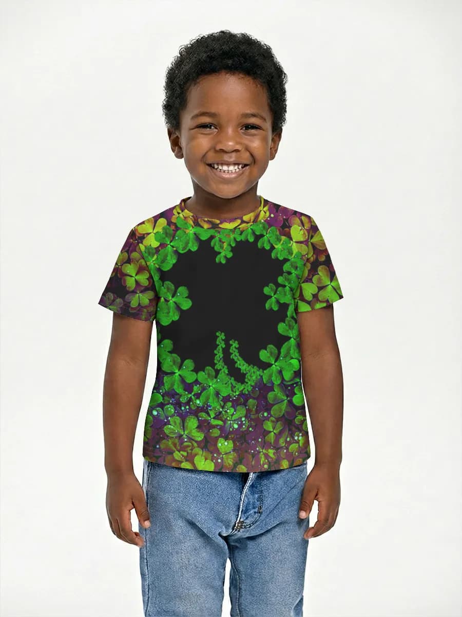 Basic Baumwoll-T-Shirt Jungen