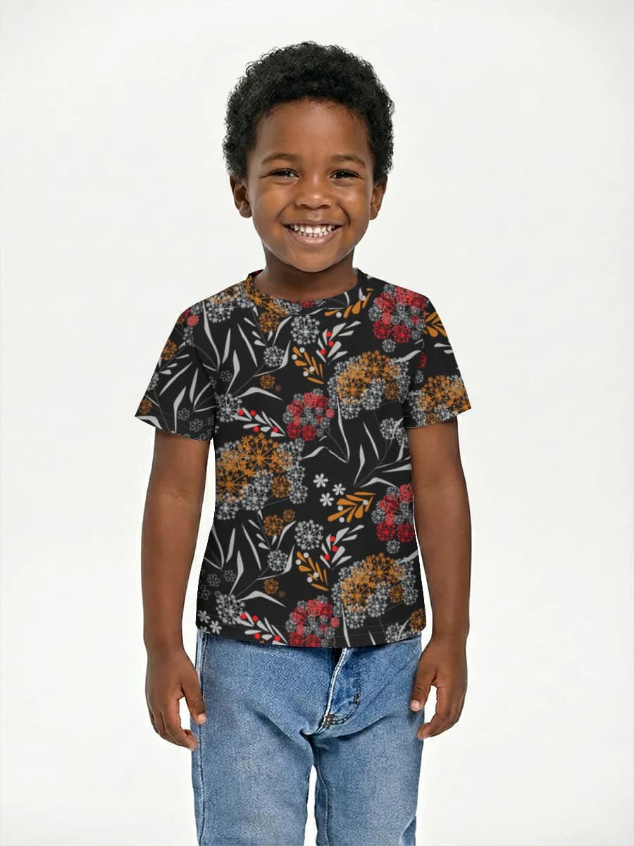 Camiseta Básica de Algodón Niño