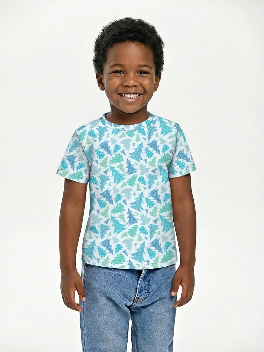 Boys' basic cotton T-shirt