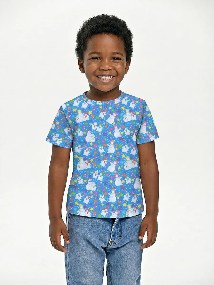Boys' basic cotton T-shirt