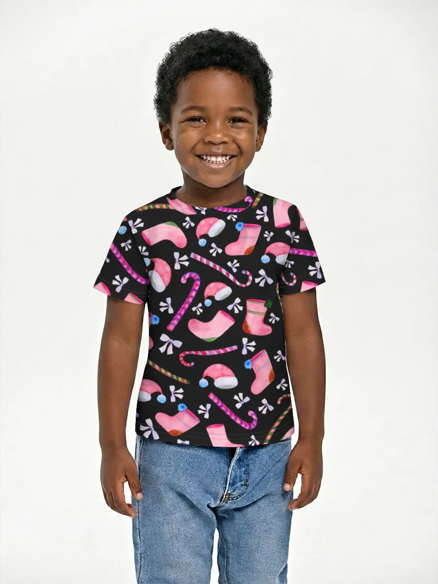 Boys' basic cotton T-shirt