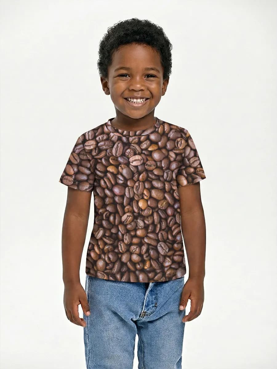 Boys' basic cotton T-shirt