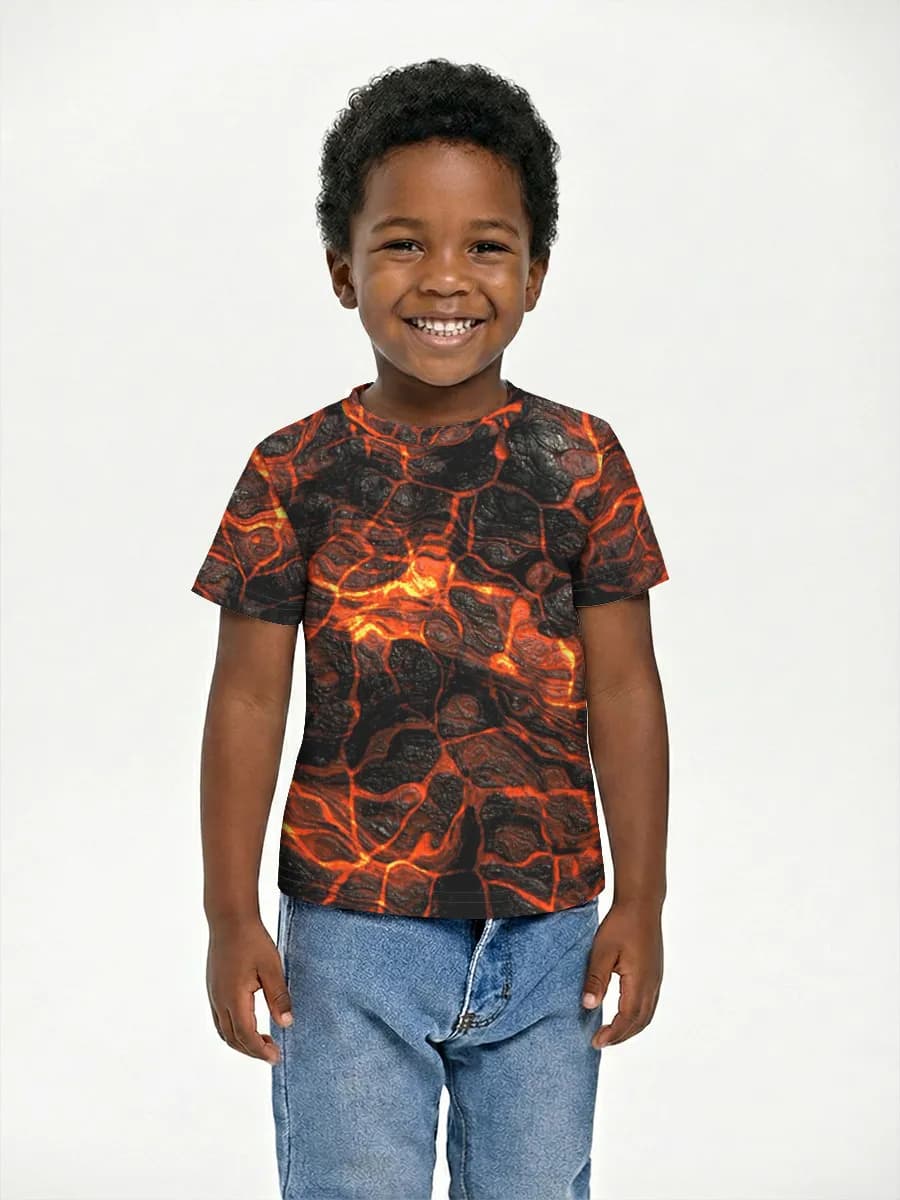 Camiseta Básica de Algodón Niño