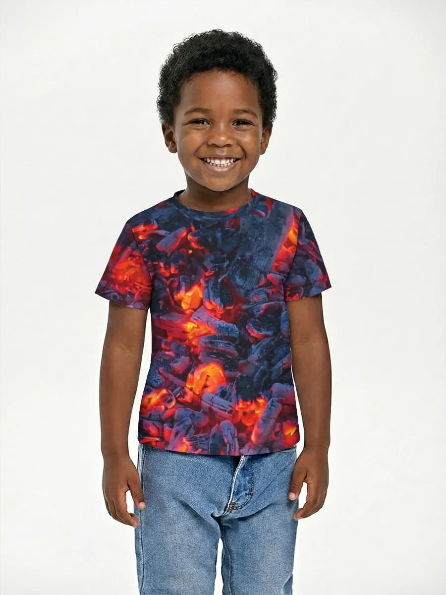 Boys' basic cotton T-shirt