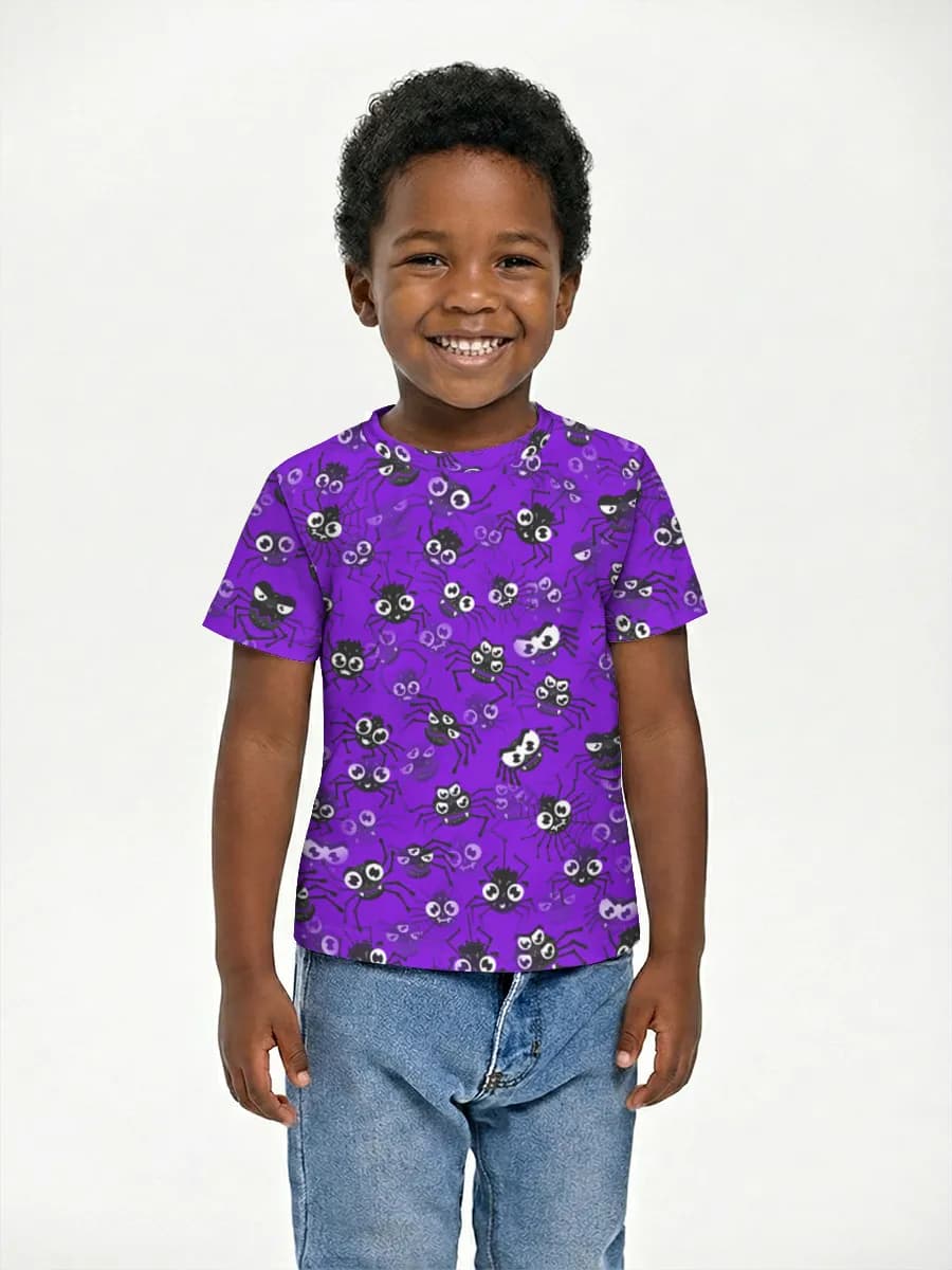 Basic Baumwoll-T-Shirt Jungen