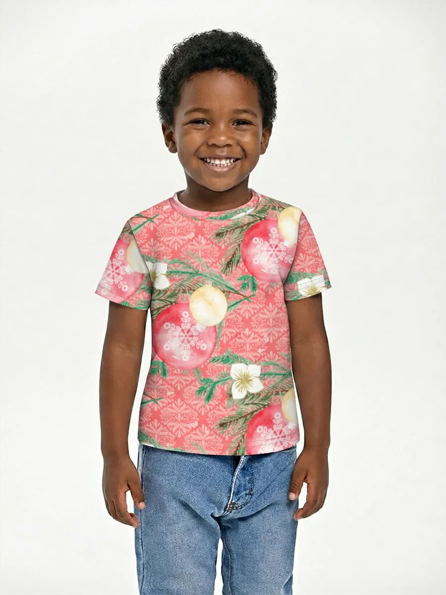 Boys' basic cotton T-shirt