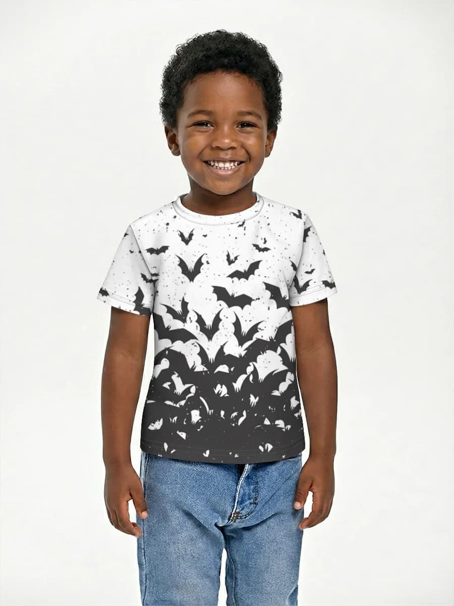 Basic Baumwoll-T-Shirt Jungen