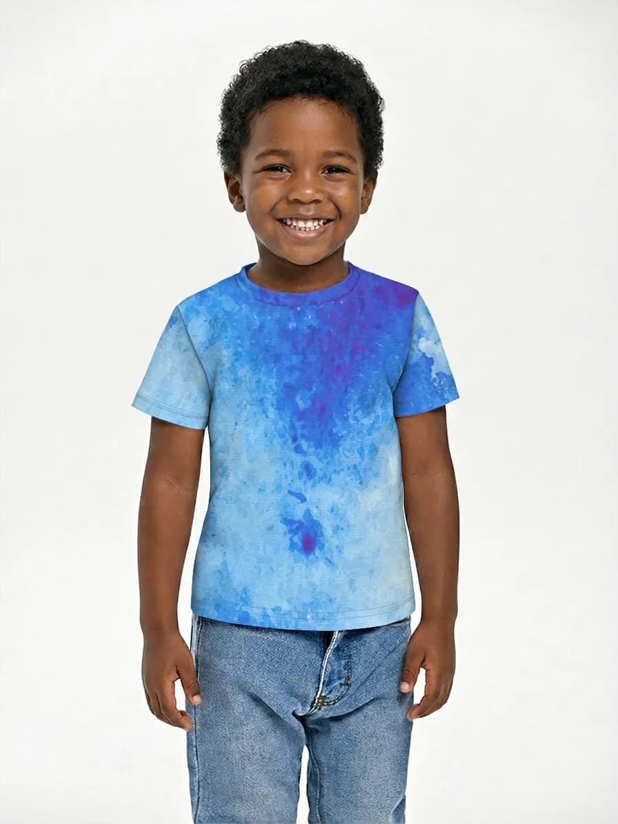 Boys' basic cotton T-shirt
