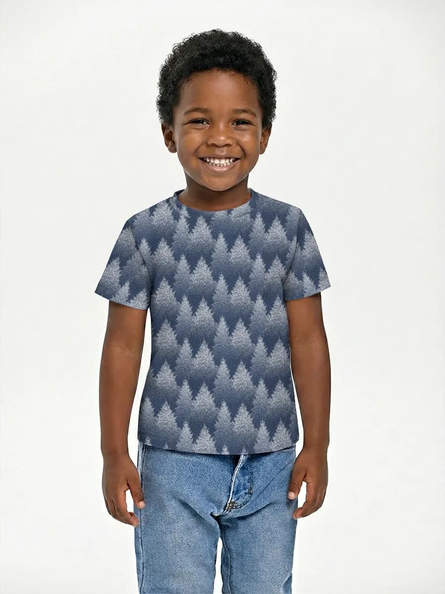 Boys' basic cotton T-shirt