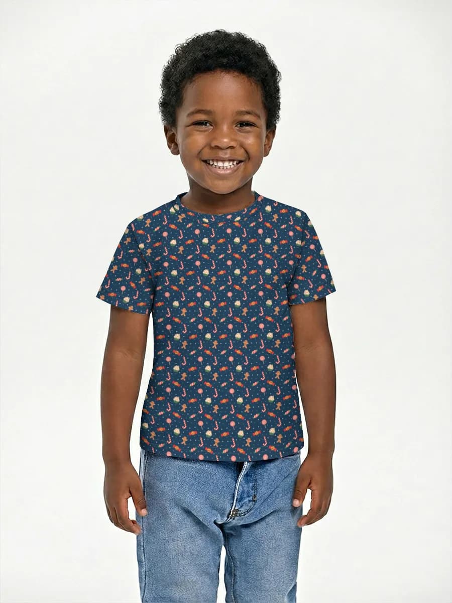 Boys' basic cotton T-shirt