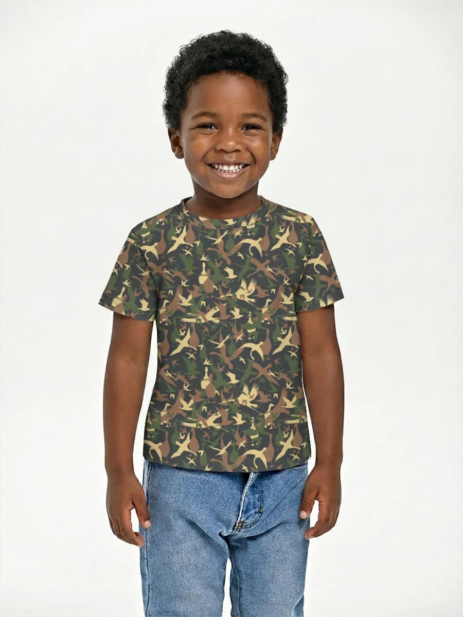 Camiseta Básica de Algodón Niño