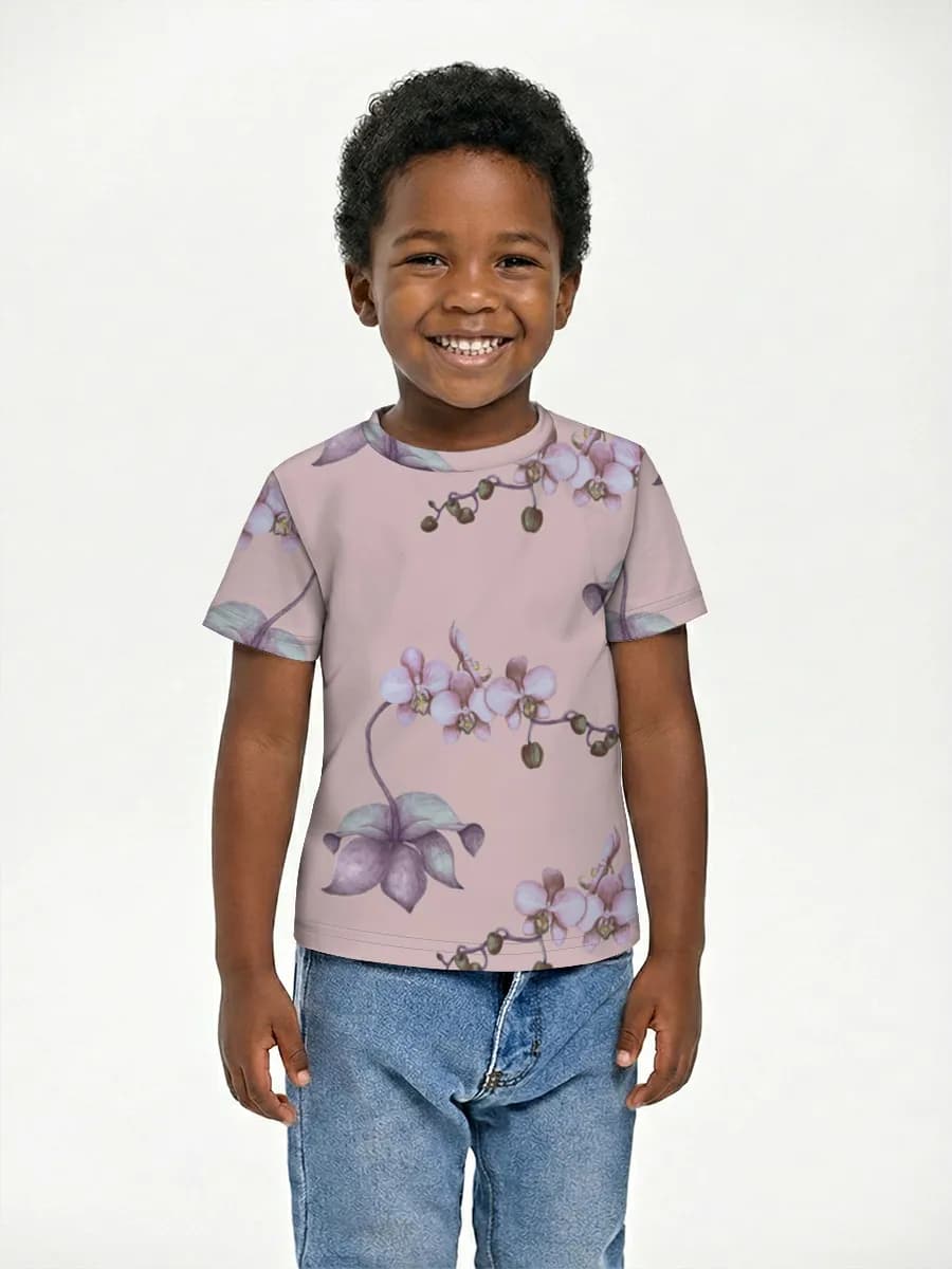 Camiseta Básica de Algodón Niño